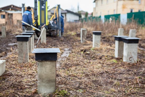 Concrete Piling Installation in Escondido